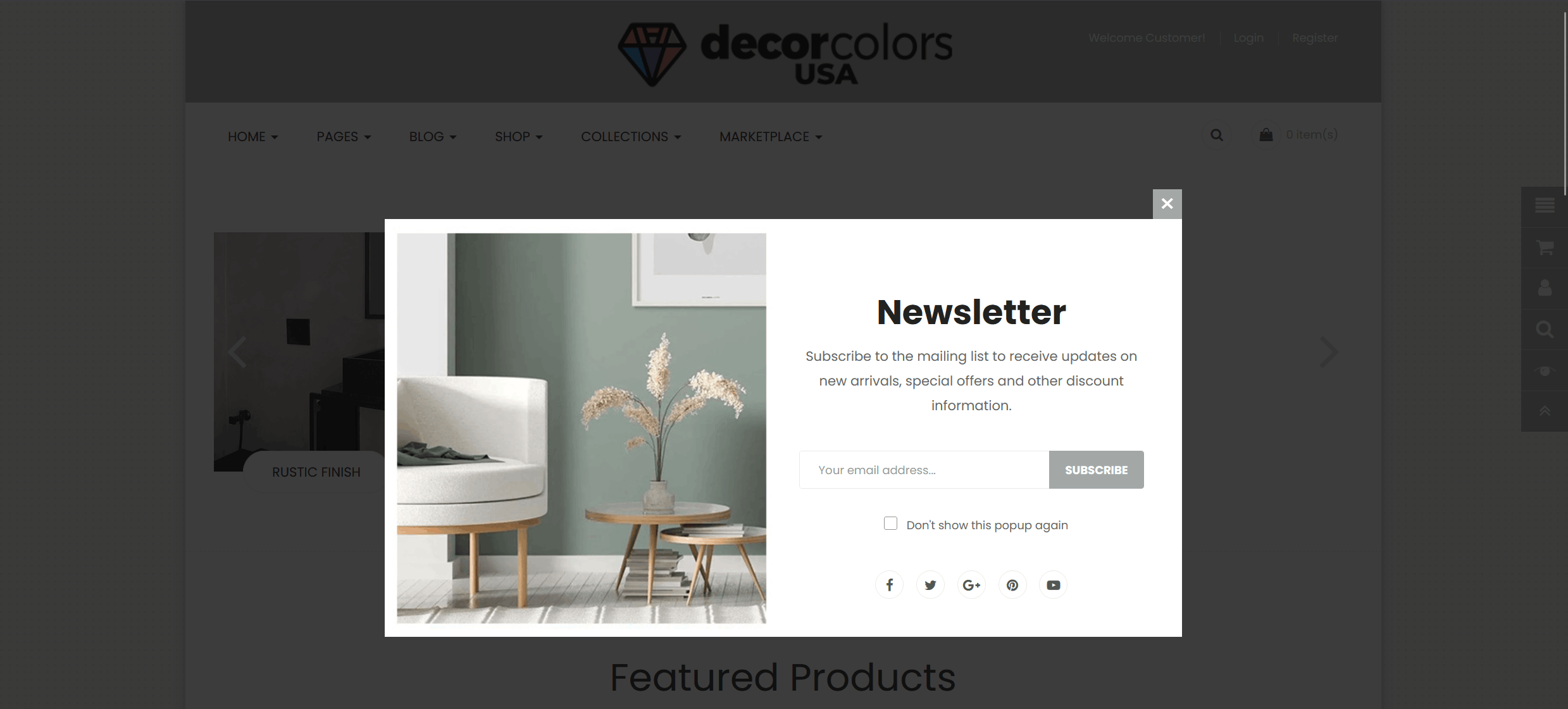 Decor Colors USA - Loja Virtual